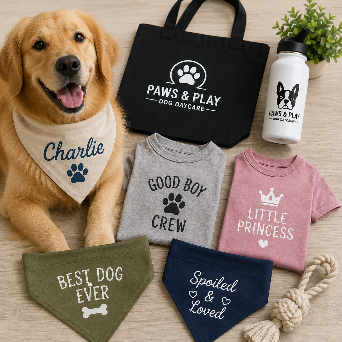 DTF Transfers for Pet Businesses: Custom Bandanas, Apparel, and Accessories