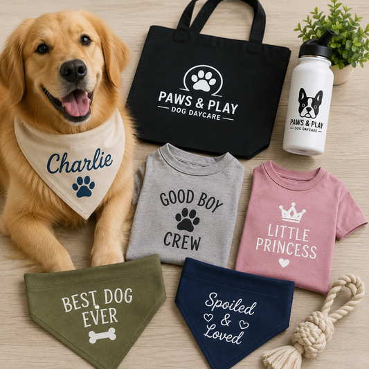 DTF Transfers for Pet Businesses: Custom Bandanas, Apparel, and Accessories