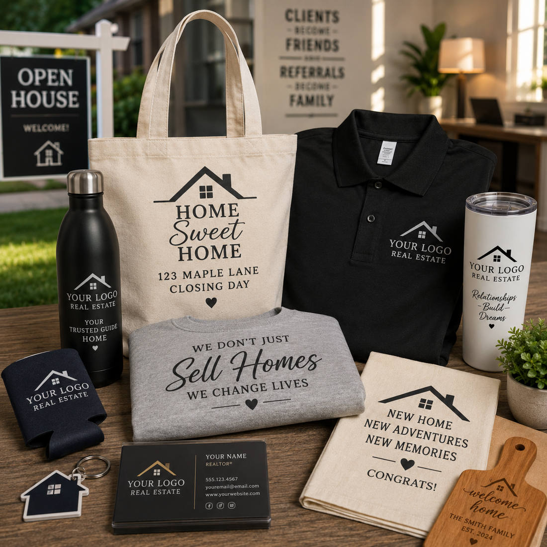 DTF Transfers for Real Estate Agents: Branded Gifts and Swag