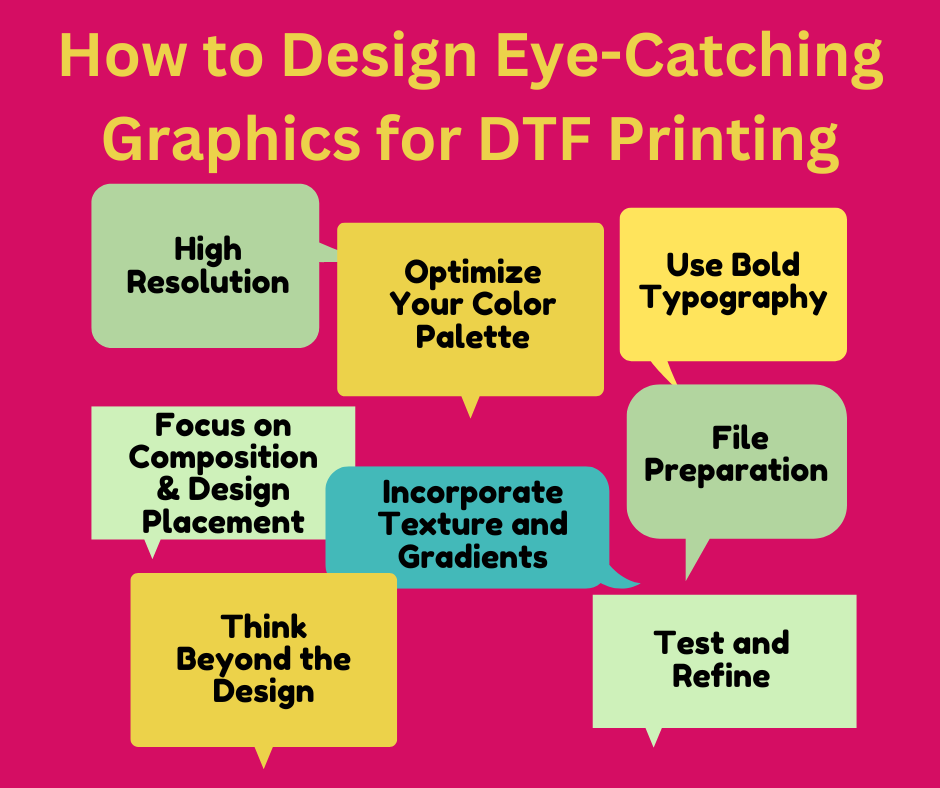 How to Design Eye-Catching Graphics for DTF Printing