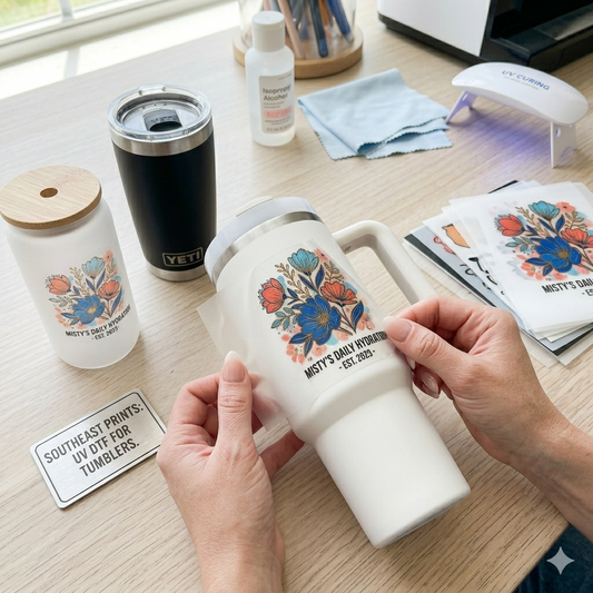 How to Build a Profitable Tumbler Customization Business with UV DTF Transfers