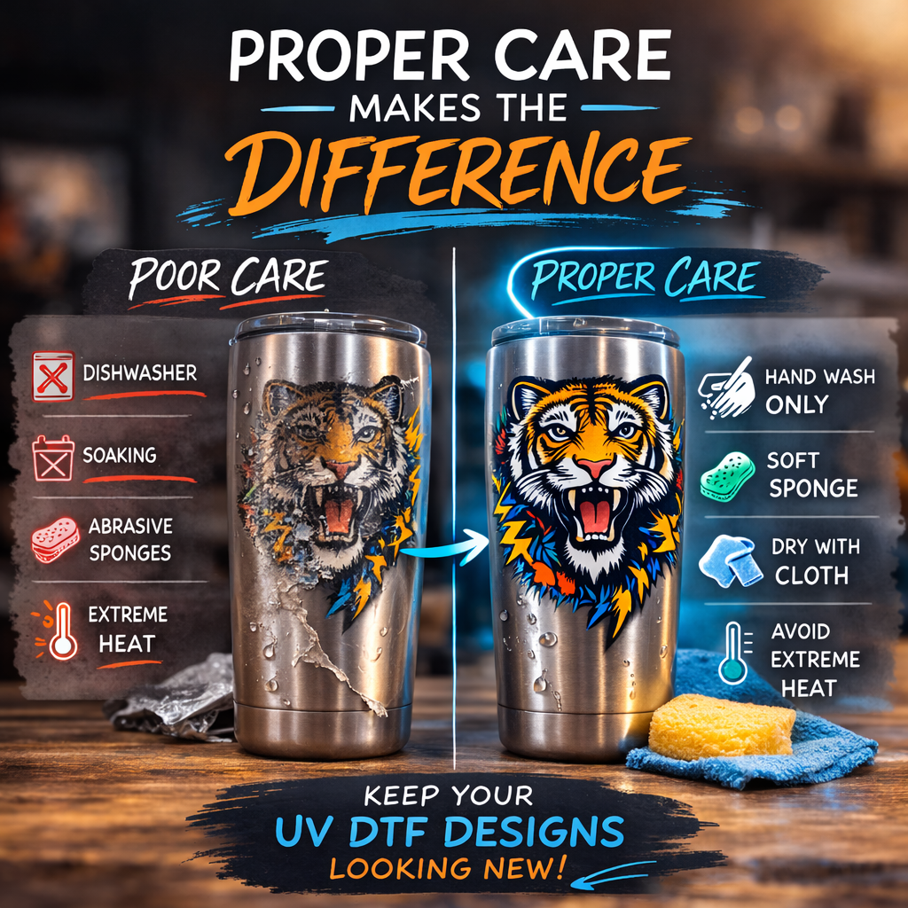How to Maintain and Care for UV DTF Customized Products