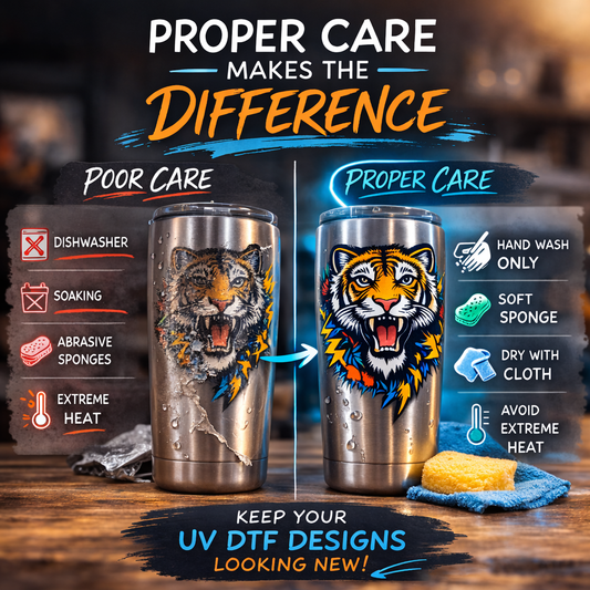 How to Maintain and Care for UV DTF Customized Products