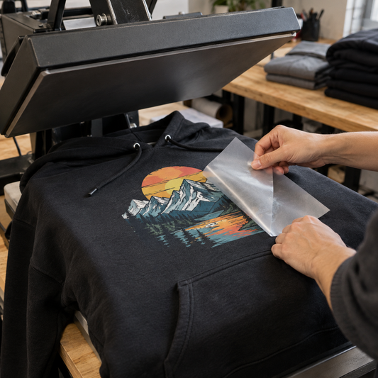 How to Press DTF Transfers on Hoodies, Fleece, and Sweatshirts
