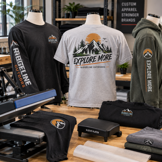 Sleeve Prints and Back Prints: Sizing, Placement, and Pressing Tips