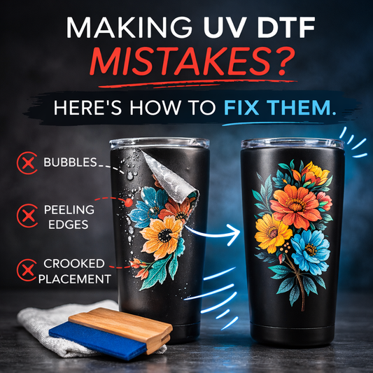 Top 5 Mistakes to Avoid When Applying UV DTF Transfers