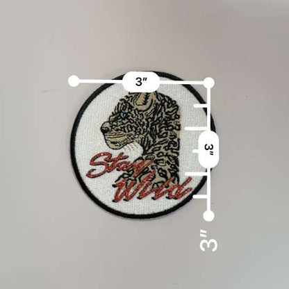 Stay Wild Leopard Patch
