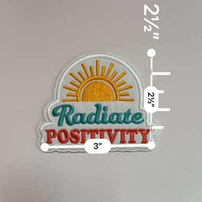 Radiate Positivity Retro Patch