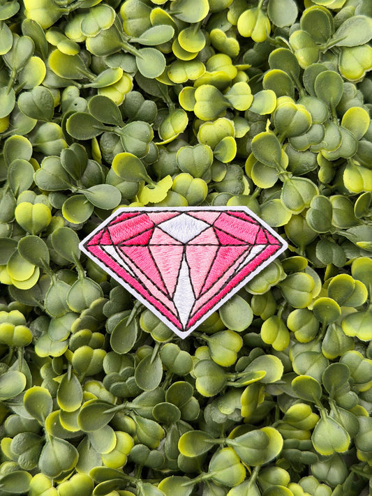 Pink Diamond Outline Patch