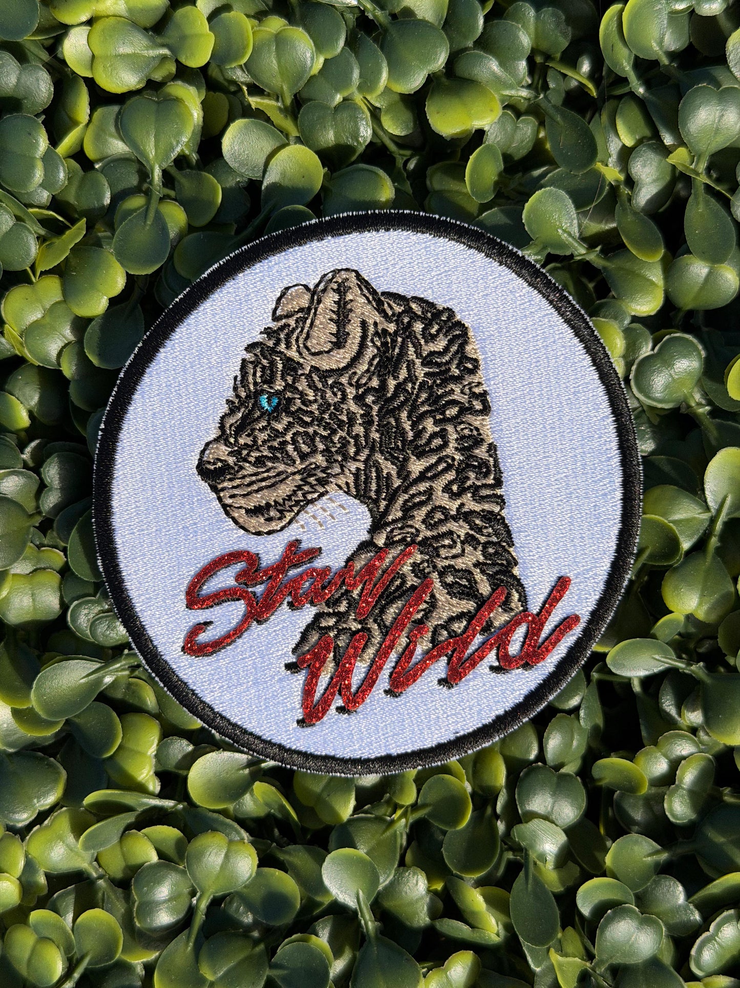 Stay Wild Leopard Patch
