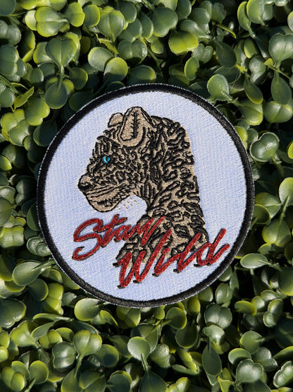Stay Wild Leopard Patch