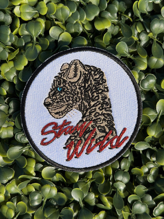 Stay Wild Leopard Patch