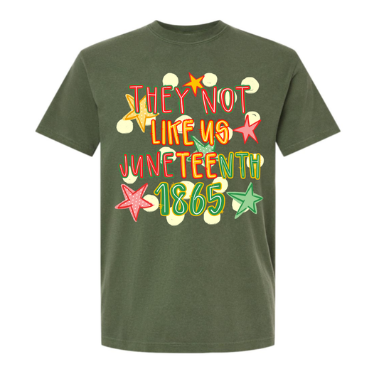 Why Not Like Us Juneteenth 1865 Tee