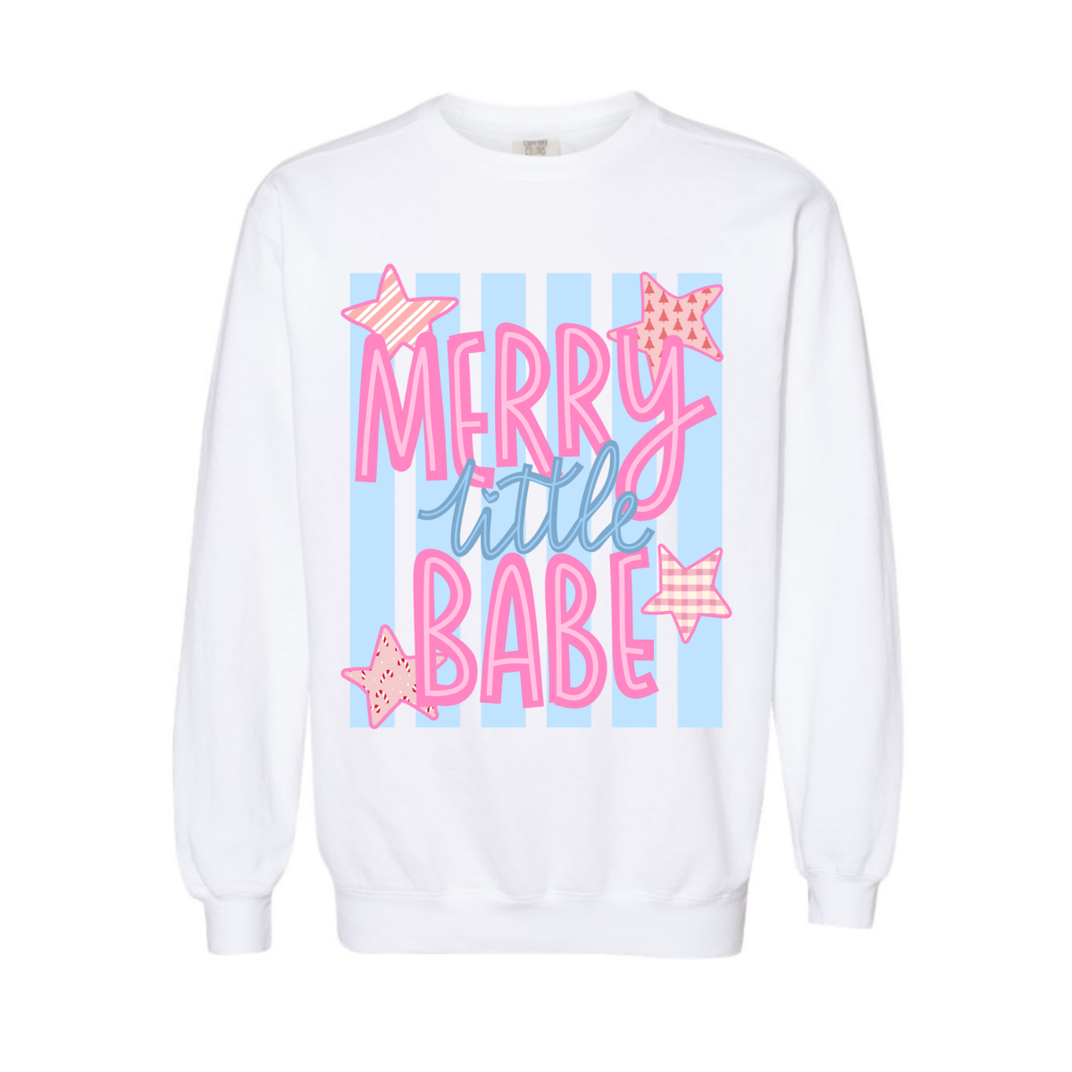 Merry Babe Stripes Comfort Colors® Crewneck