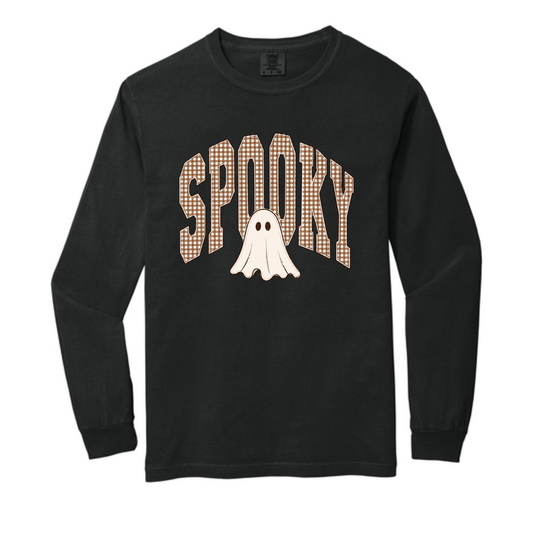 Brown Spooky Comfort Colors® Longsleeve