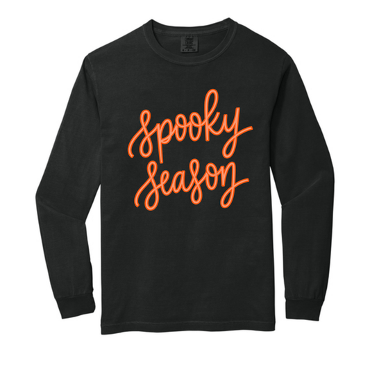 Spooky Season Black Comfort Colors® Longsleeve