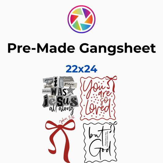 You are Loved Jesus 22x24