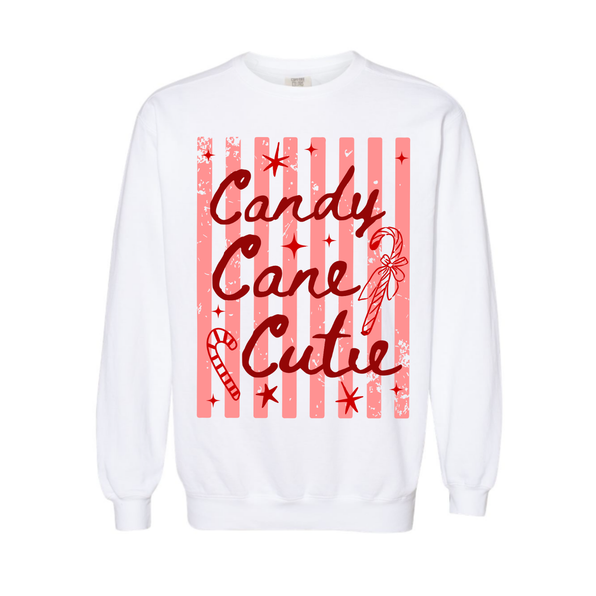 Candy Cane Stripes Comfort Colors® Crewneck