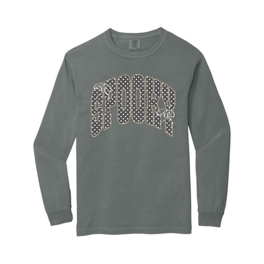 Black Spooky Comfort Colors® Longsleeve