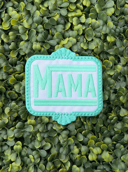 Mint Mama Varsity Patch