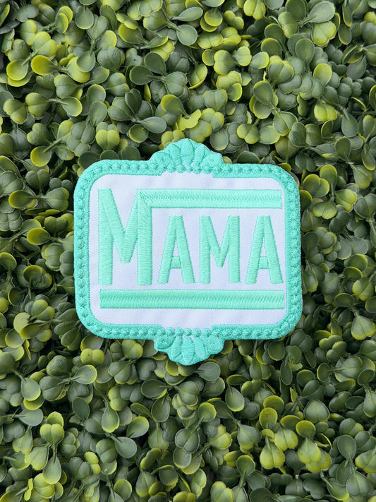 Mint Mama Varsity Patch