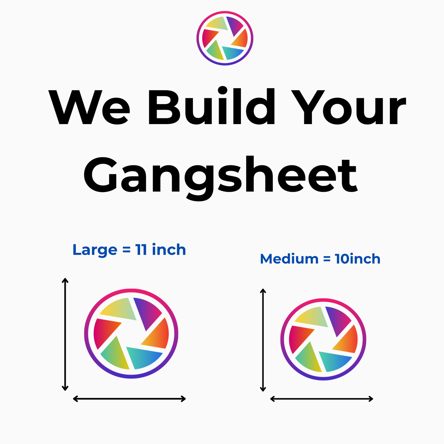 DTF Upload by Shirt Size