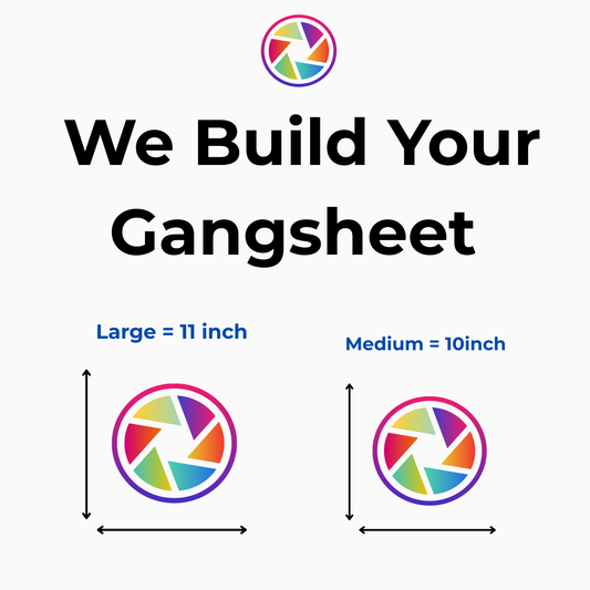 DTF Upload by Shirt Size