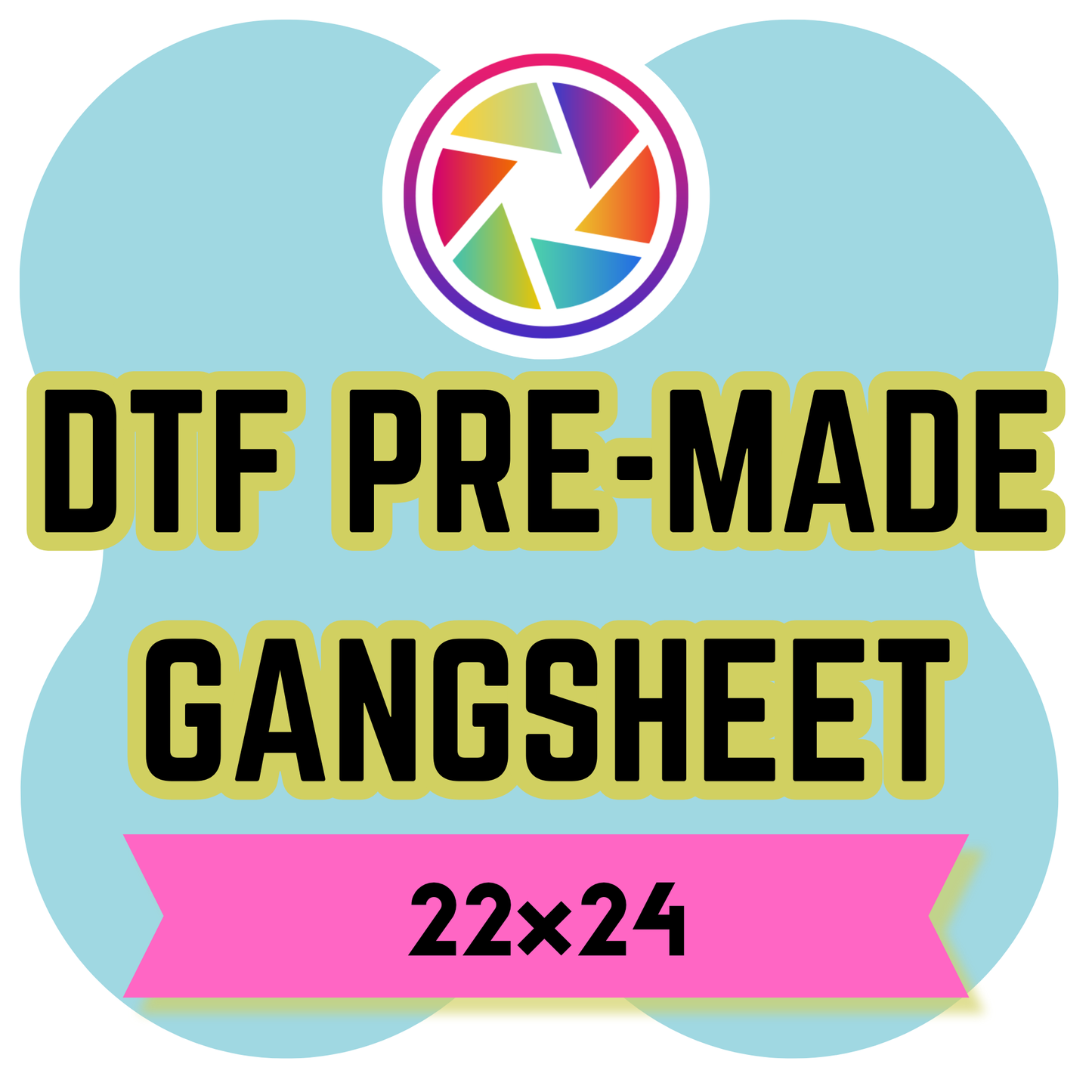 DTF Premade Gangsheet #9 22x24