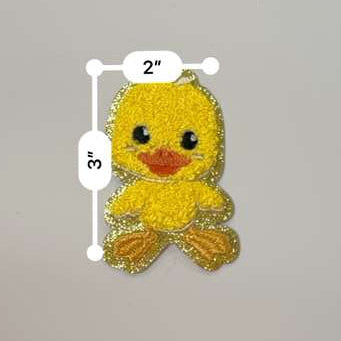 Yellow Chick Chenille Patch
