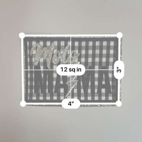 Moto Mama Checkered Patch
