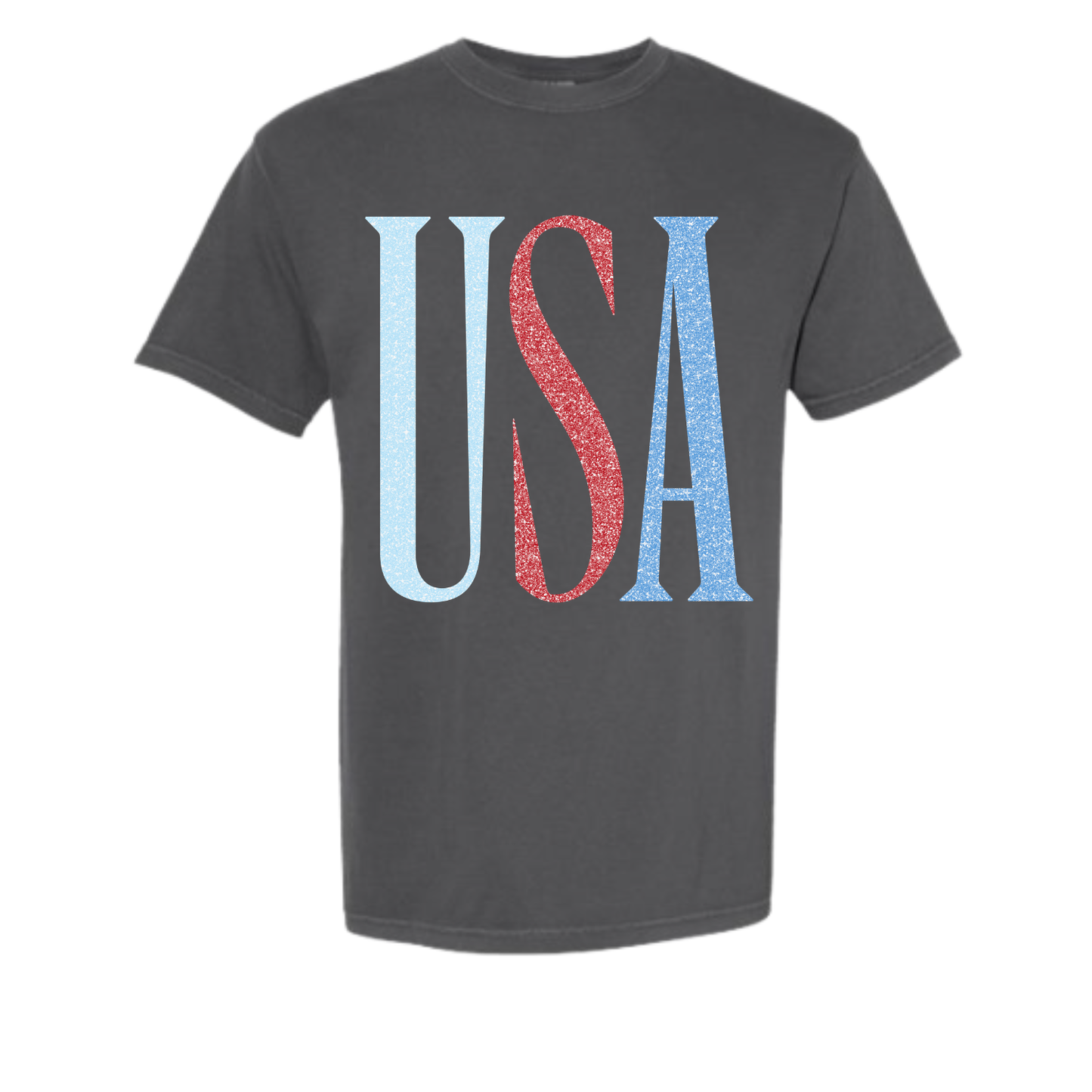 Glitter USA Patriotic Graphic Tee