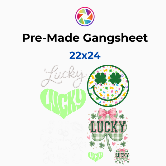 St. Patricks Day Gangsheet 22x24
