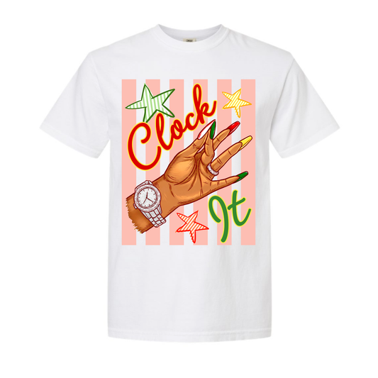Clock It Juneteenth Tee