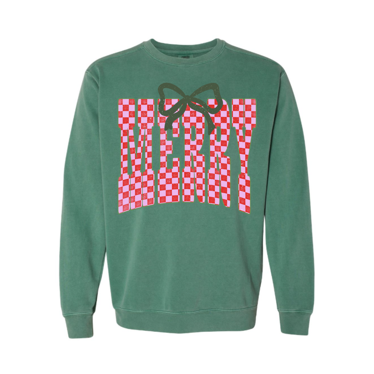 Green Merry Crew Comfort Colors® Crewneck