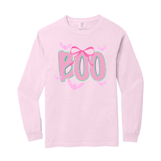Boo Pink Comfort Colors® Longsleeve