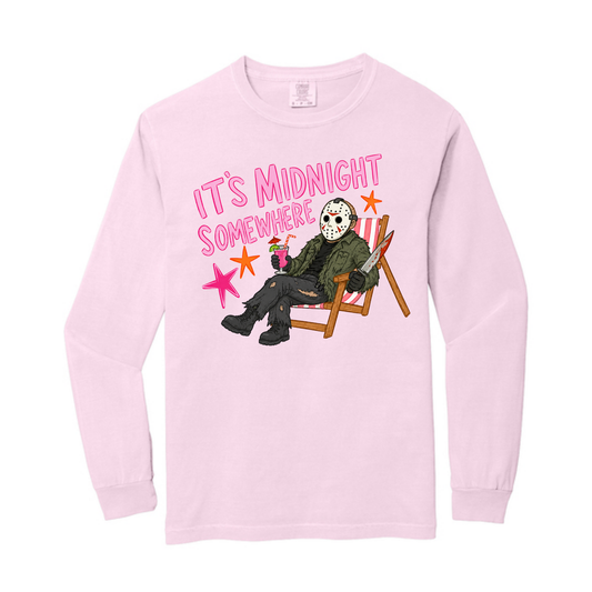 It Midnight Somewhere Comfort Colors® Longsleeve