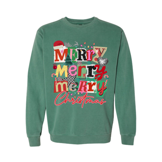Merry Merry Merry Comfort Colors® Crewneck