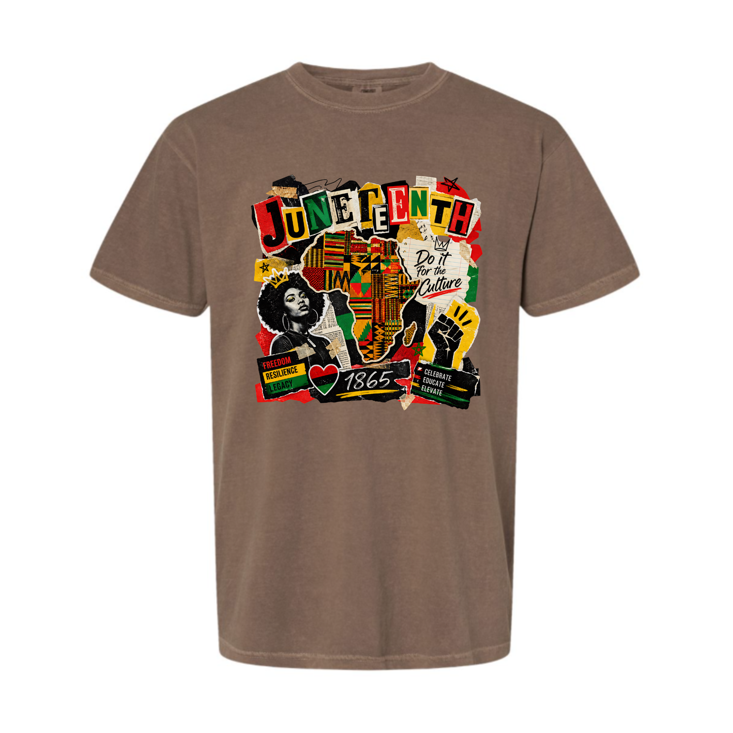 Juneteenth Heritage Collage Tee