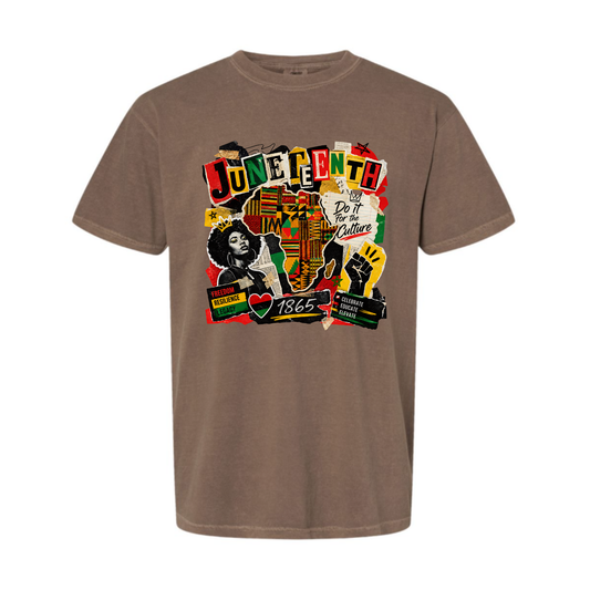 Juneteenth Heritage Collage Tee