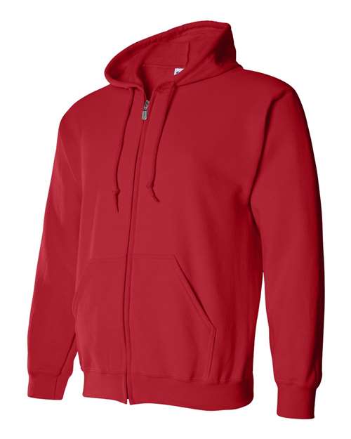 Gildan 18600 Heavy Blend Full-Zip Hooded Sweatshirt - Red