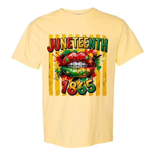 Juneteenth 1865 Lips Tee