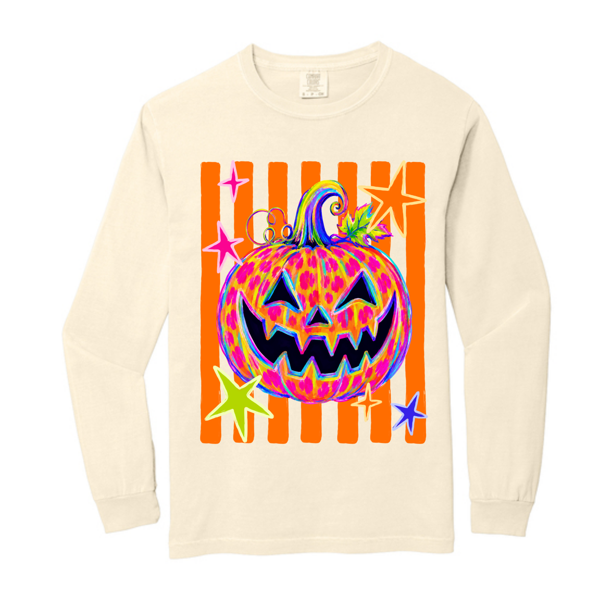 Halloween Stripes Comfort Colors® Longsleeve