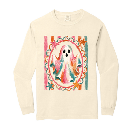 Ghost Stripes Comfort Colors® Longsleeve