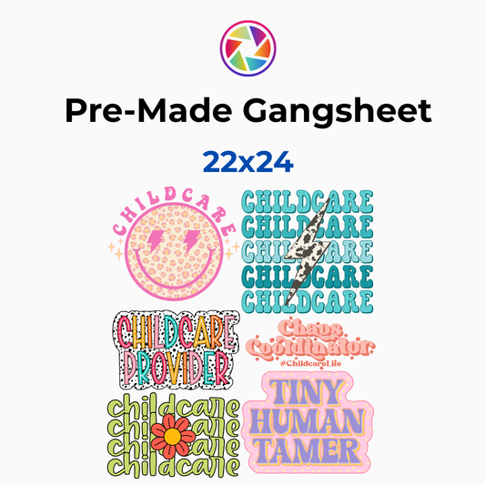 Childcare Gangsheet 22x24