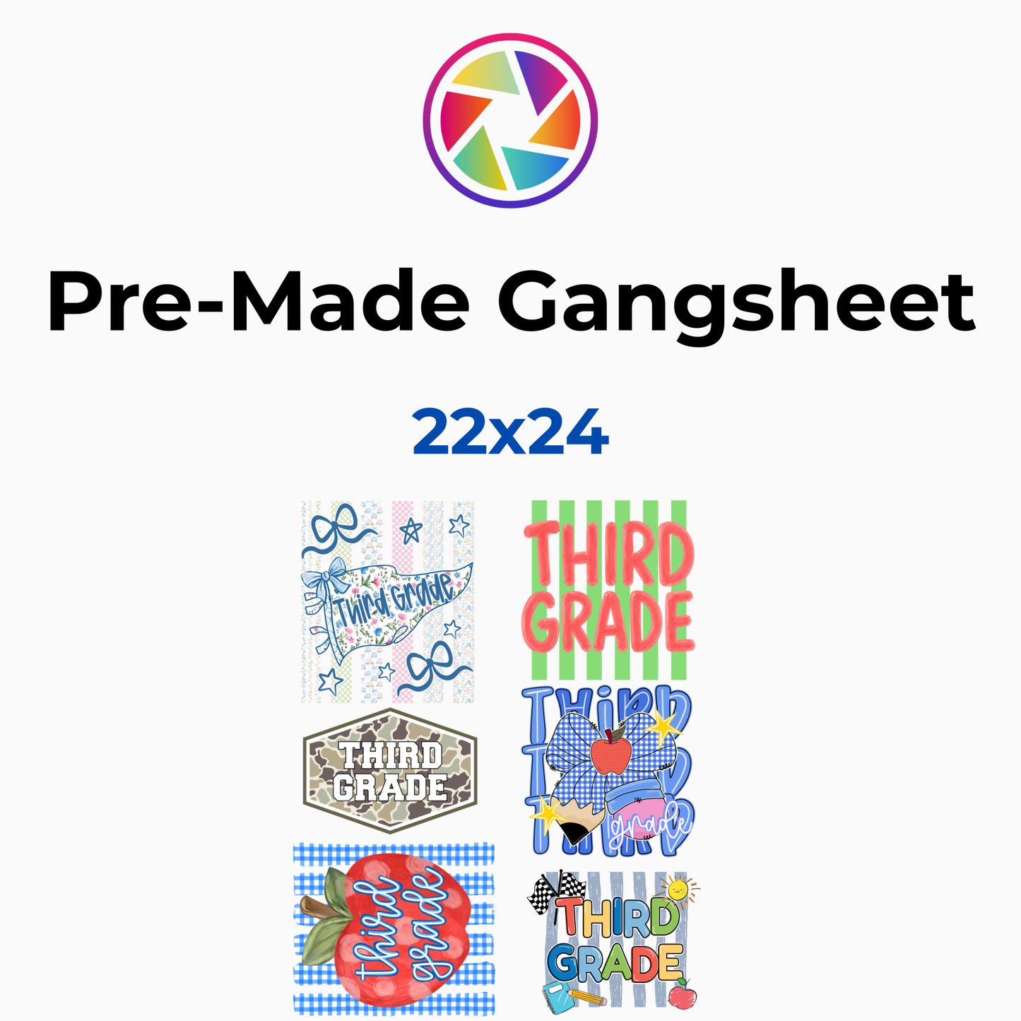 Third Grade School Bundle - 22x24