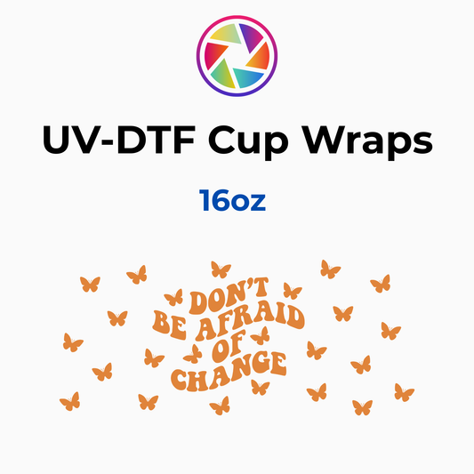 Don’t Be Afraid Of Change Butterfly Wrap