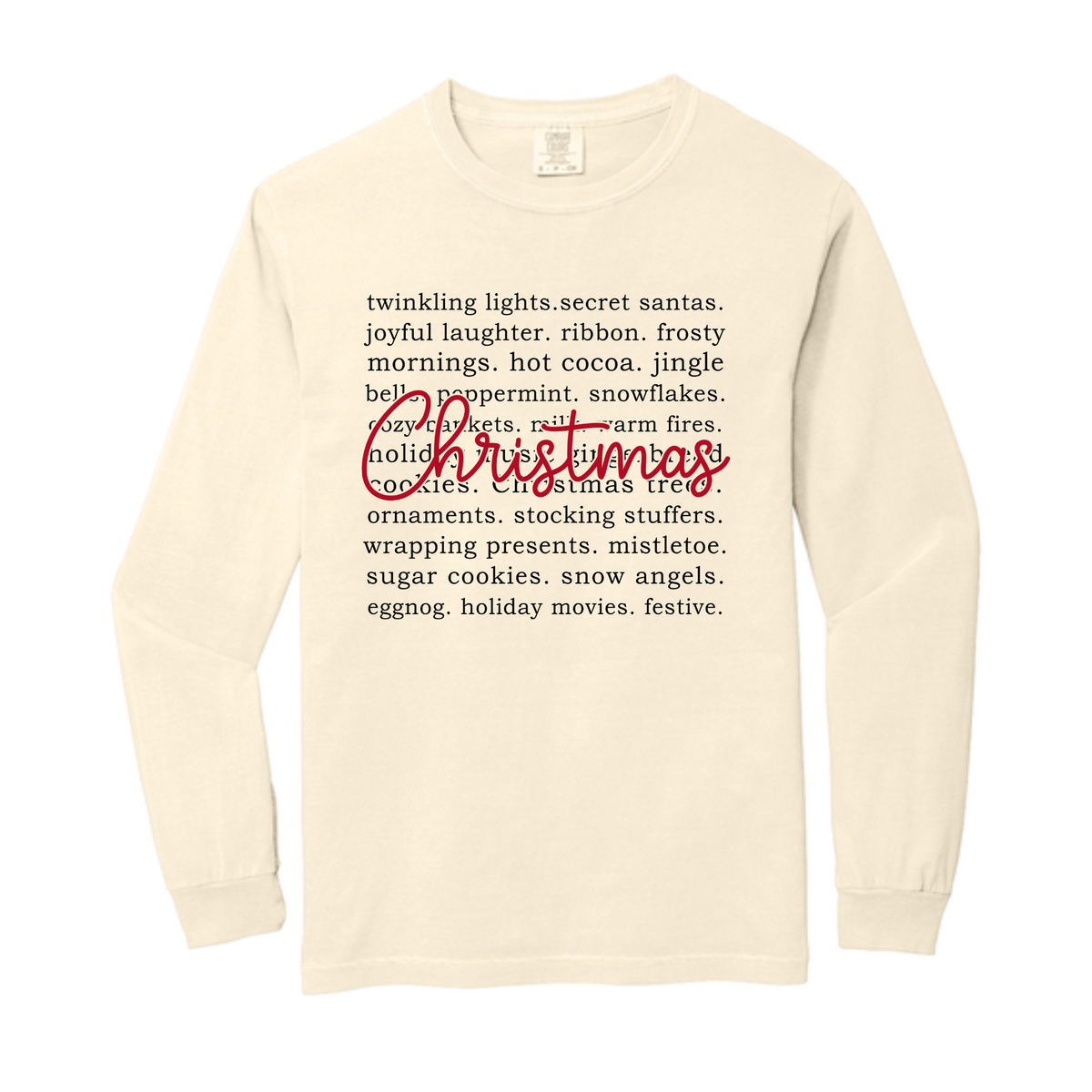 Christmas Comfort Colors® Longsleeve