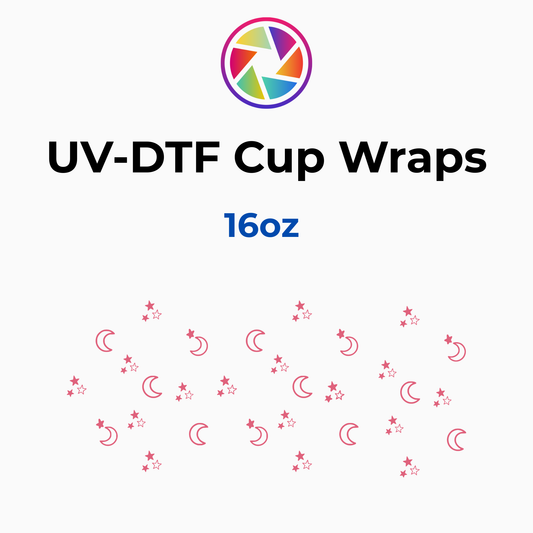 Pink Moon and Stars Wrap