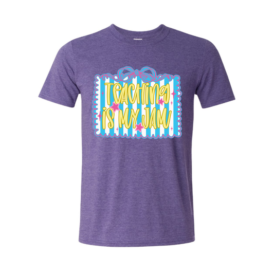 Teaching is My Jam Comfort Colors Tee