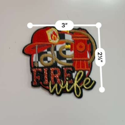 Fire Wife Embroidered Patch